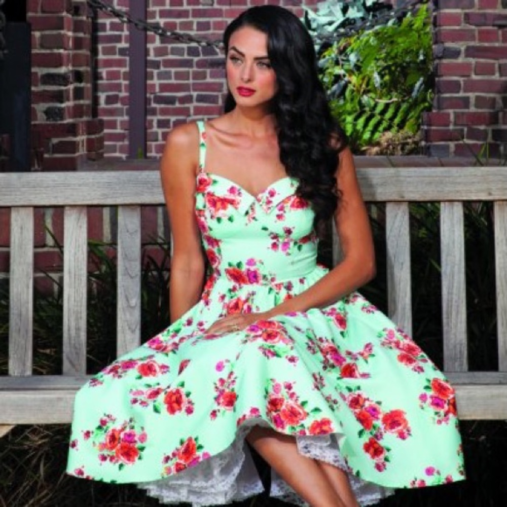 Stop Staring Floral Swing Dress